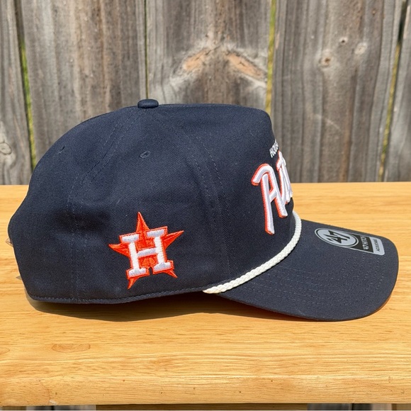 Houston Astros ’47 Hitch Snapback Hat Navy Rope Script Adjustable Brand New - Picture 3 of 9